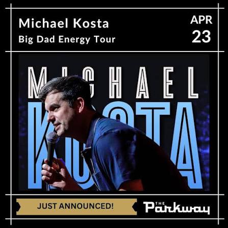 Michael Kosta live tour poster 2026–2027